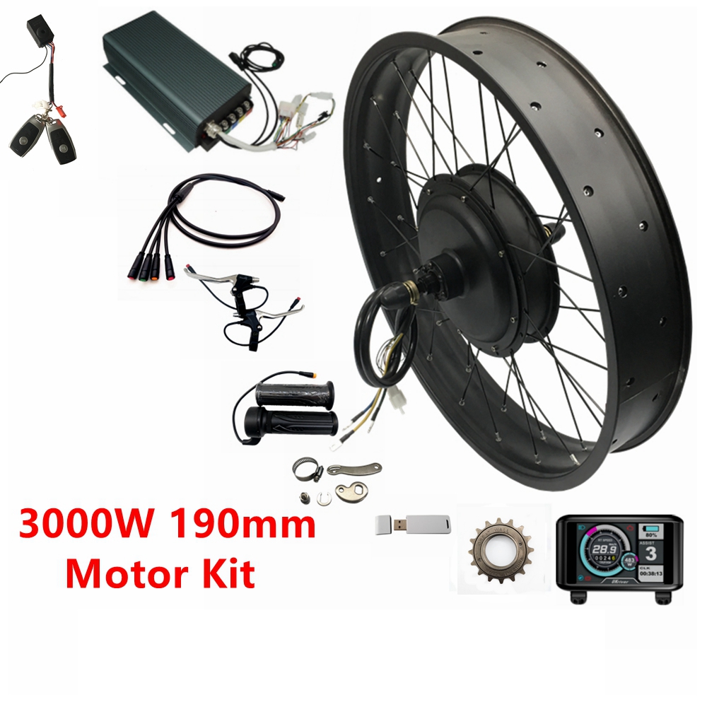 Ebike Conversion Kit 72V 3000W - Kit di conversione eBike NBP 20/24/26x4.0