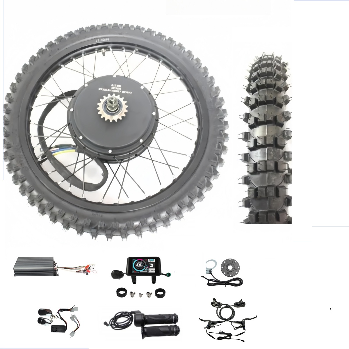 Kit di conversione ruota poste - 72V 5000W Hub Motor Kit recensione e prezzo