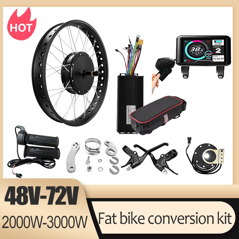 Kit di conversione motore per  - Fat Tire Ebike Conversion Kit 2000W recensione e prezzo